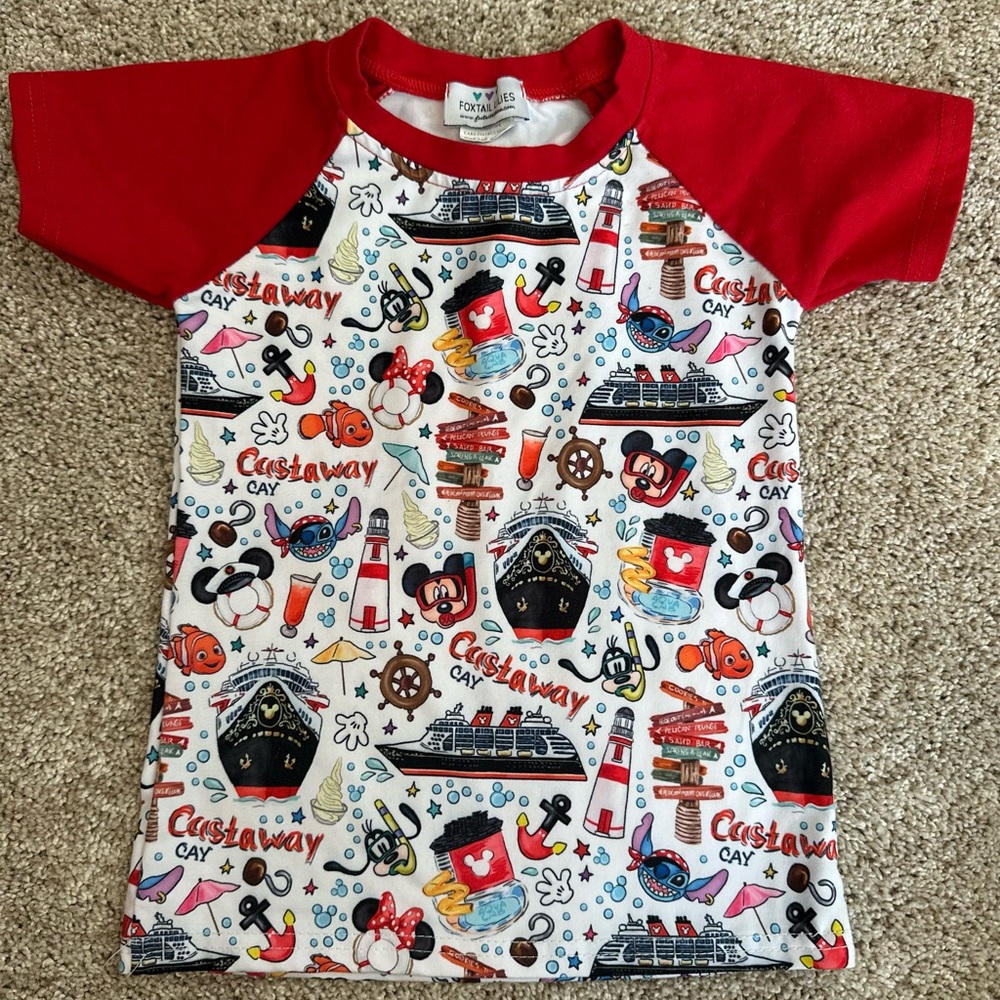 Red and White Cruise T-Shirt